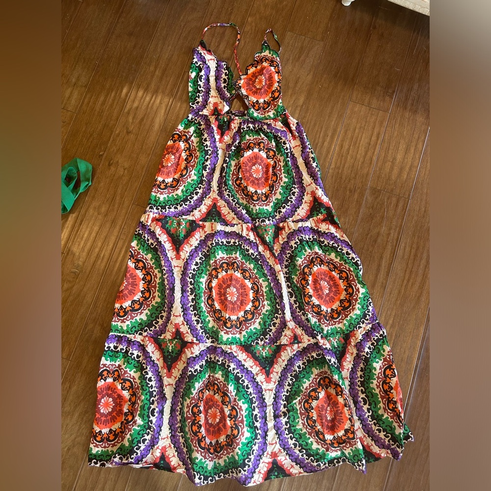 Nasty gal Colorful Patterned Maxi Dress never worn